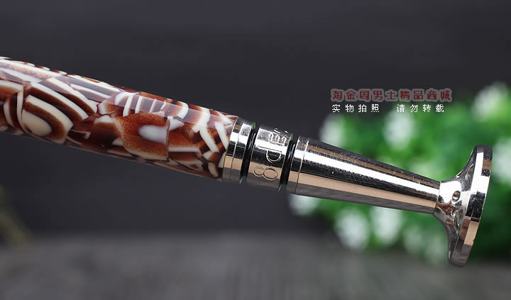 淘金周 8deco镂花防熄火烟斗压棒带通针 碾磨式 club多彩-3