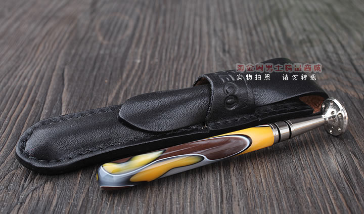 淘金周 8deco镂花防熄火烟斗压棒带通针 碾磨式 club黄彩-4